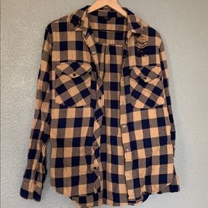 Long sleeve flannel